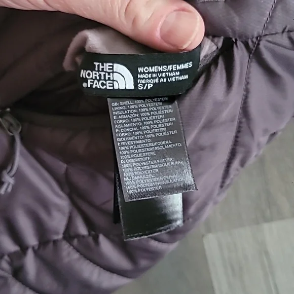 The North Face Women's Mossbud Insulated Reversible Jacket Lavender Grey Size s - Picture 7 of 7